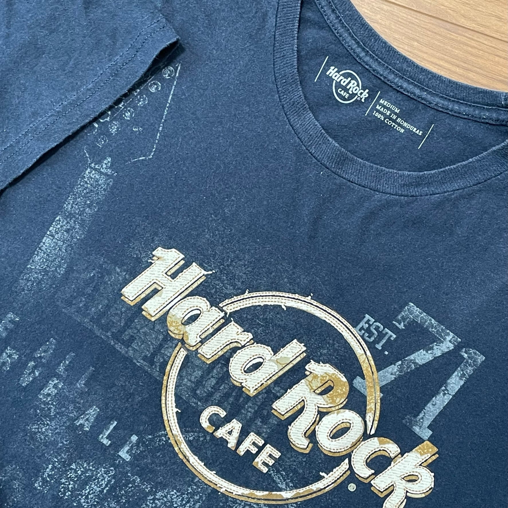 Hard Rock Cafe】ロゴ プリント Tシャツ ハードロックカフェ ギター M ...