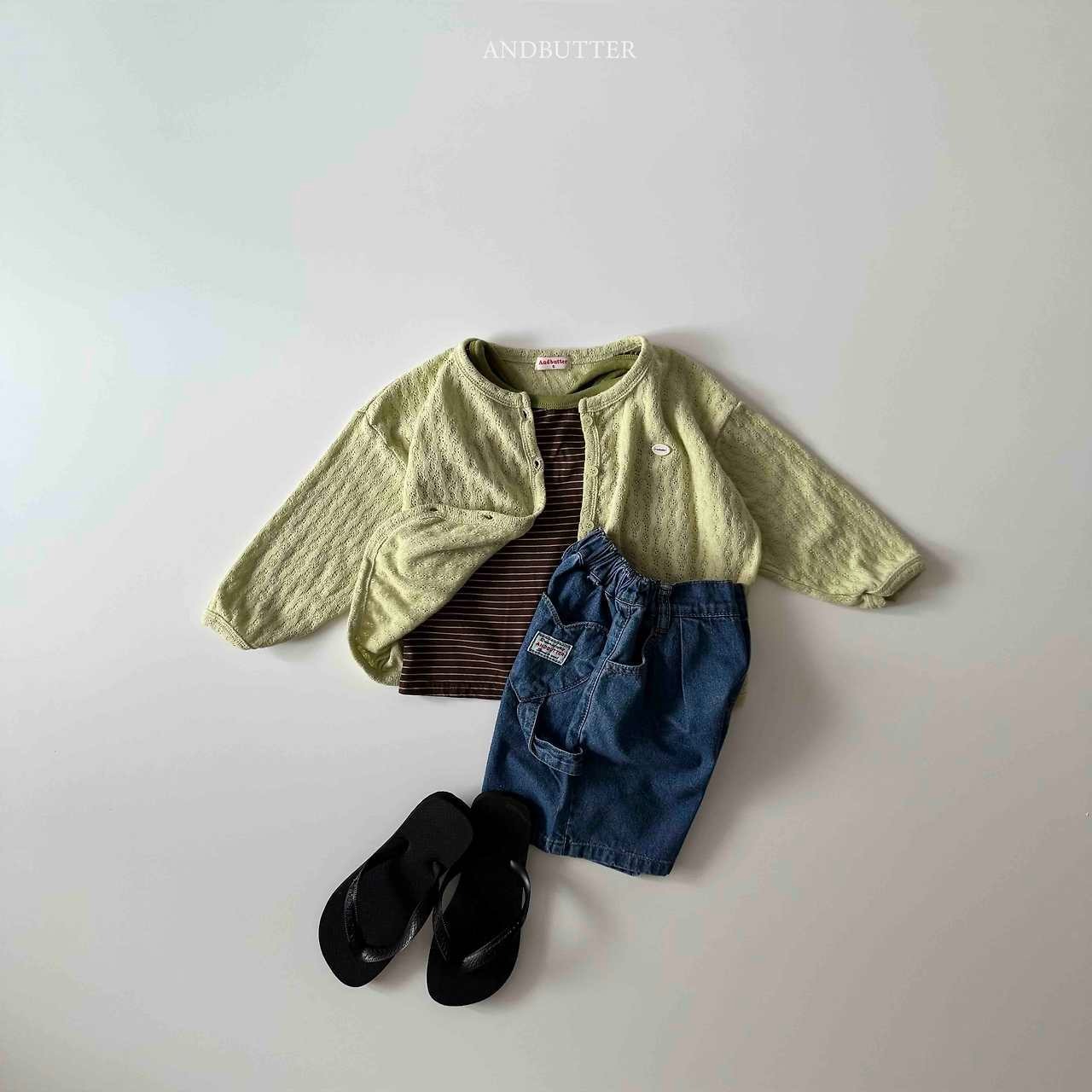 【and butter】ハートループパンツ  ディープブルー 130~140cm - 13