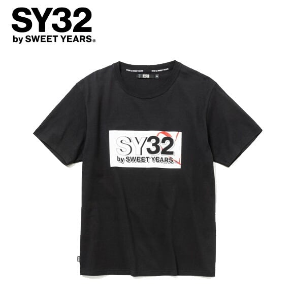 SY32 by SWEET YEARS エスワイサーティトゥ Tシャツ 半袖 クルーネック 