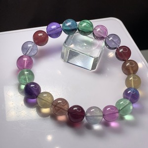 A24.限定品✩極✩レアカラー♪マルチカラーフローライトブレスレット
