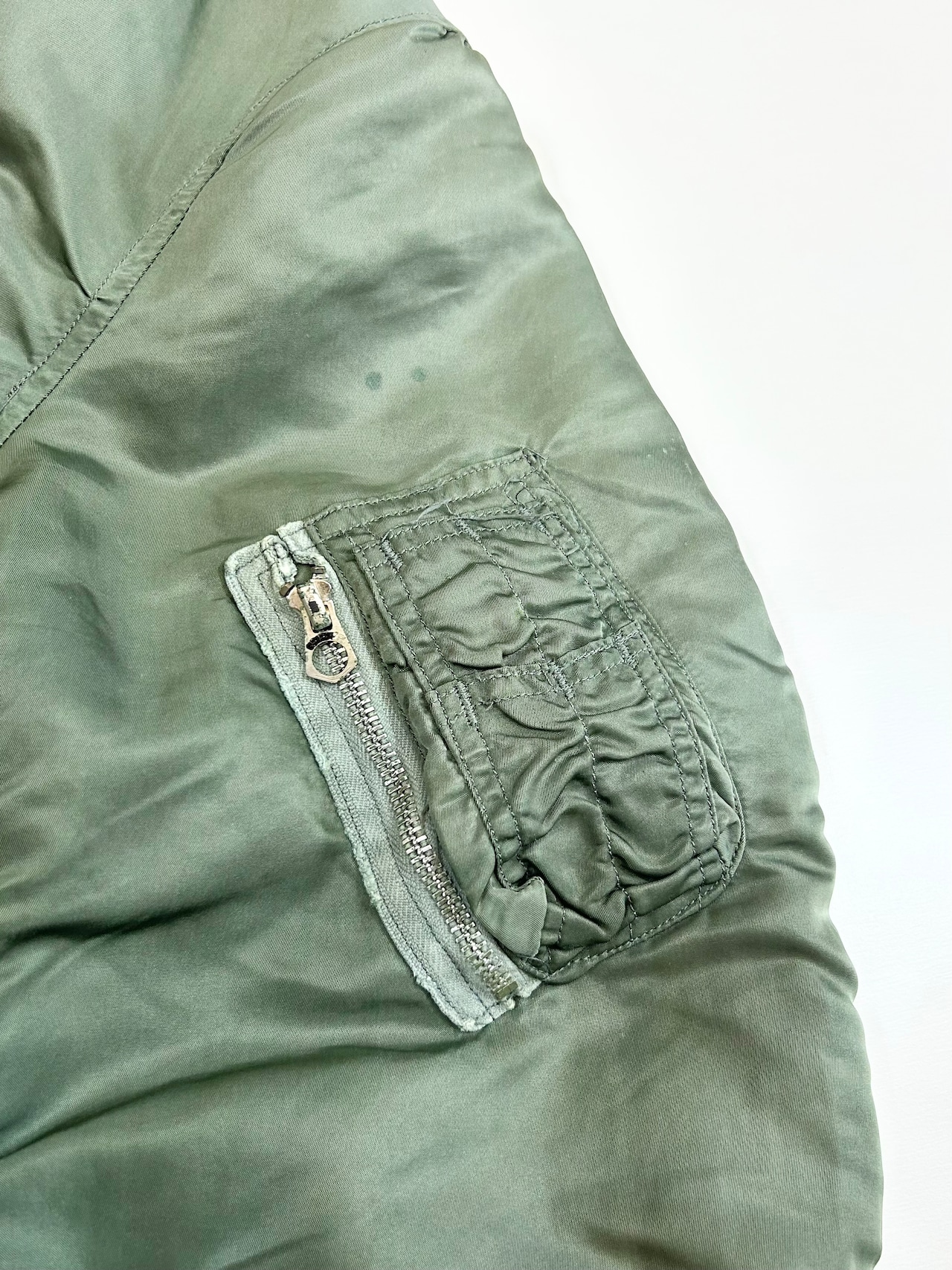 70s USAF MA-1 "J-8279E" FLIGHT JACKET Size MEDIUM