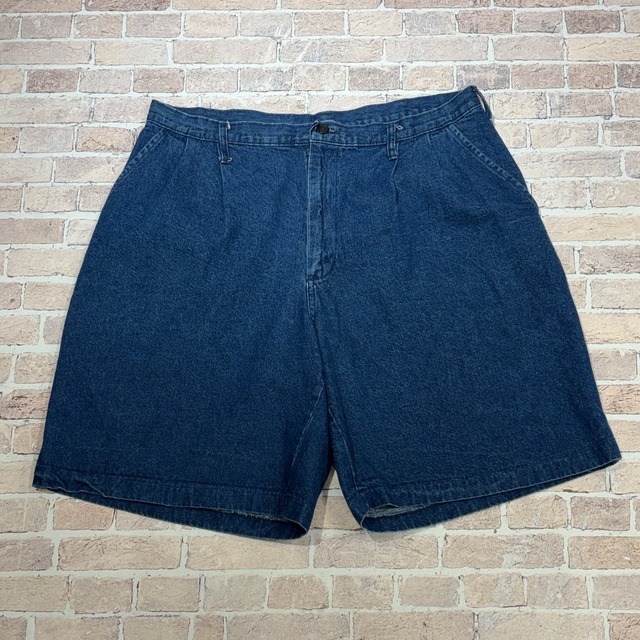 1756 DENIM SHORTS 2PLEATES USA
