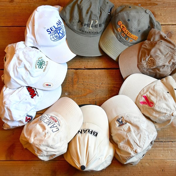 1点物◇全米ゴルフ協会USGA白ロゴ刺繍ベースボールキャップ帽子