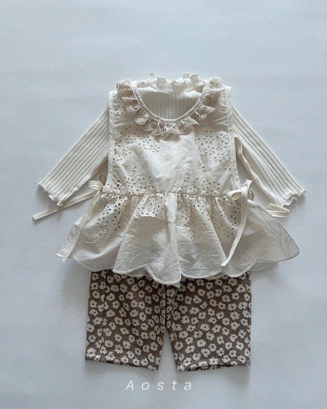 〘即納〙Aosta / Lace Cotton Blouse