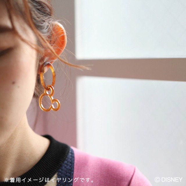 Accommode アコモデ Disney ディズニー ミッキーマウス リングピアス グレー Spica Store Accommode アコモデ Disney ディズニー ミッキーマウス リングピアス グレー Spica Store