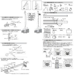 スーパーDXポール　１０m（５mサイズの鯉のぼり用）のぼり用、幟旗用共通です。