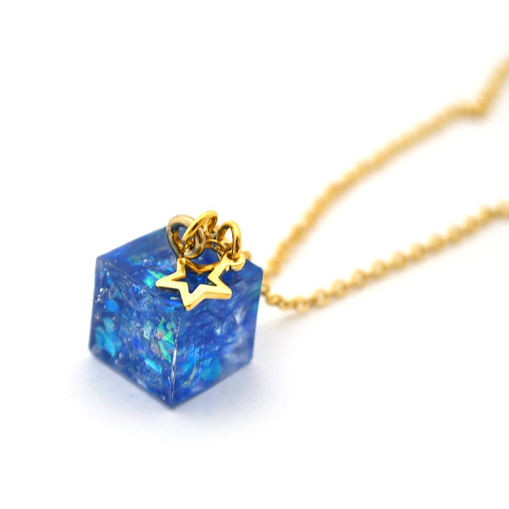 kitchi オーロラキューブネックレス | Rocca store ＊ ロッカストア