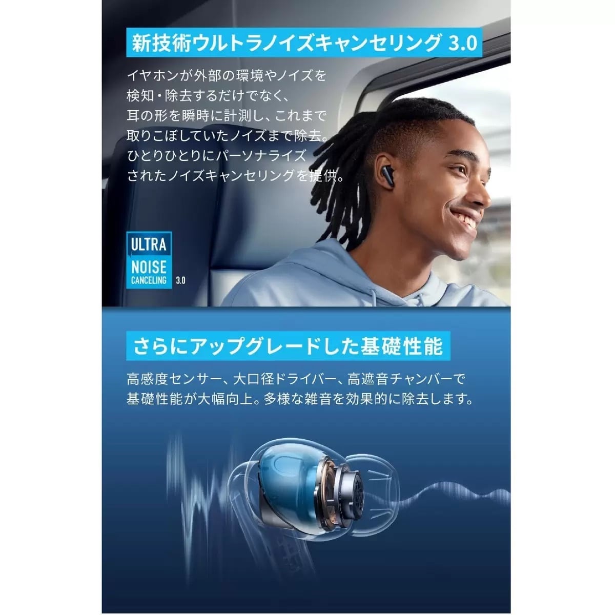 Anker（アンカー）サウンドコア Liberty 4 NC 完全ワイヤレスイヤホン