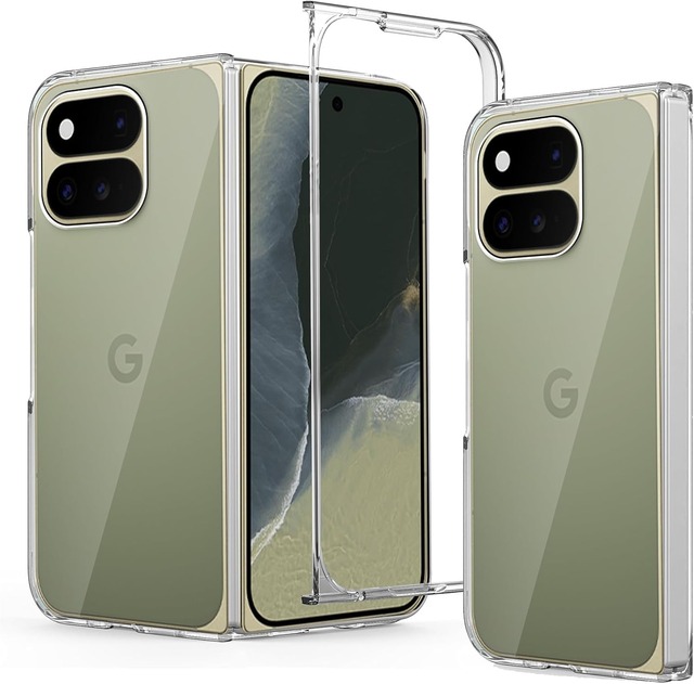 For Google Pixel 11 Pro Fold ケース クリア PC素材 耐衝撃 ハード保護ケース 極薄 軽量 Kluso ピクセル 11 Pro Fold 対応 保護カバー 全面保護 擦り傷防止 指紋防止 落下防止（透明）