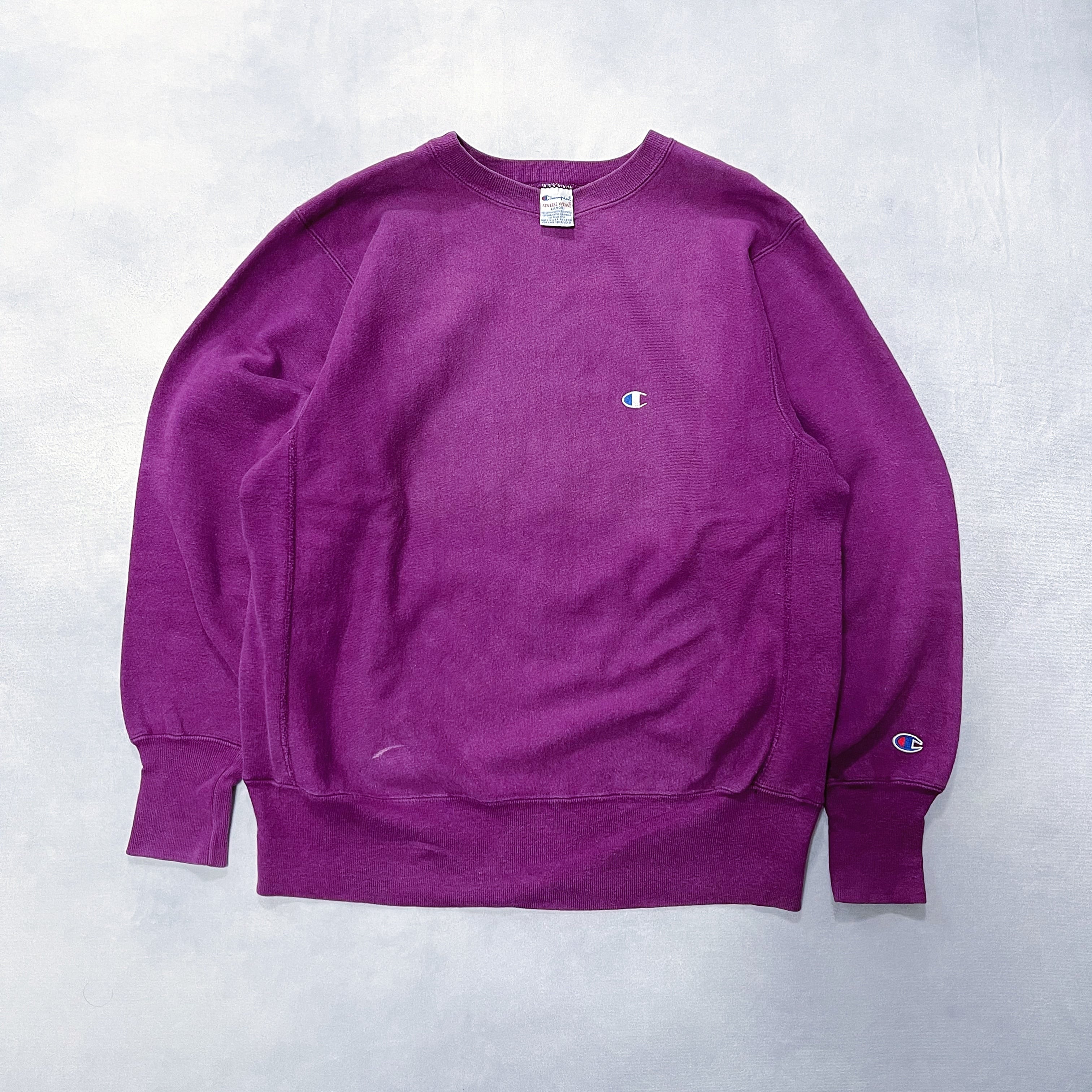 90's USA製 Champion REVERSE WEAVE PURPLE | 古着屋DIGDIG