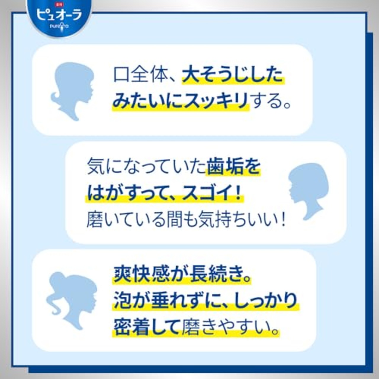 ピュオーラ 薬用 ハミガキ ストロングミント 大容量 １７０ｇ［医薬部外品］