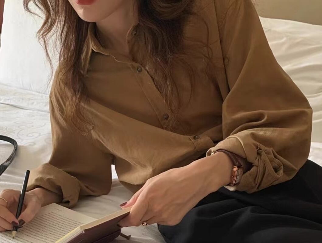 シンプルシャツ　  AJ22085-193