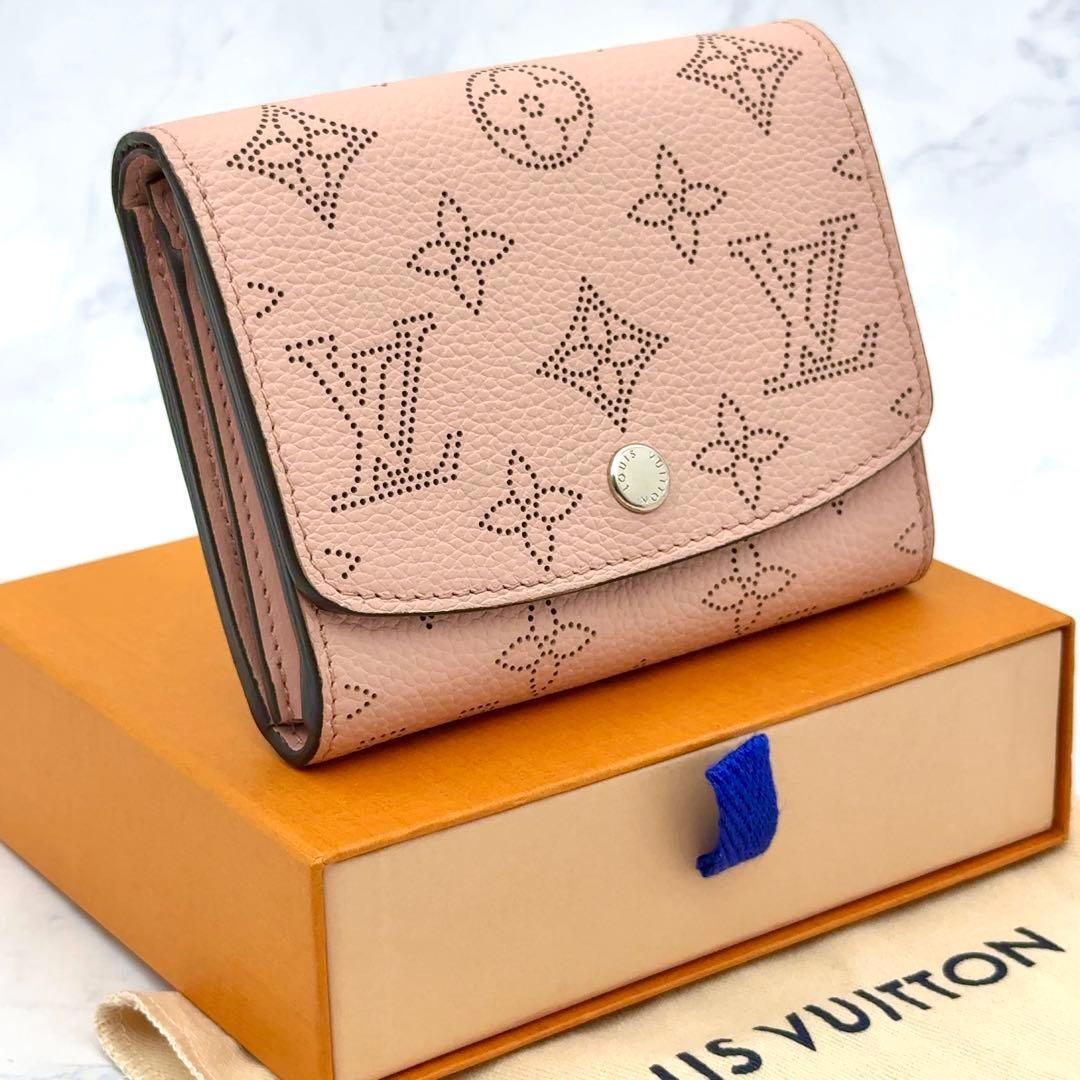 最高級美品】ルイヴィトン マヒナ ポルトフォイユ イリスコンパクト
