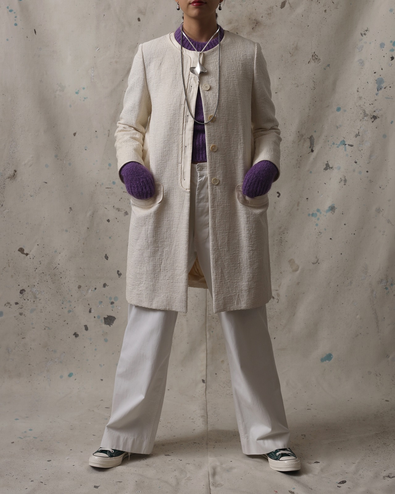 Chloe / Ecru Coat