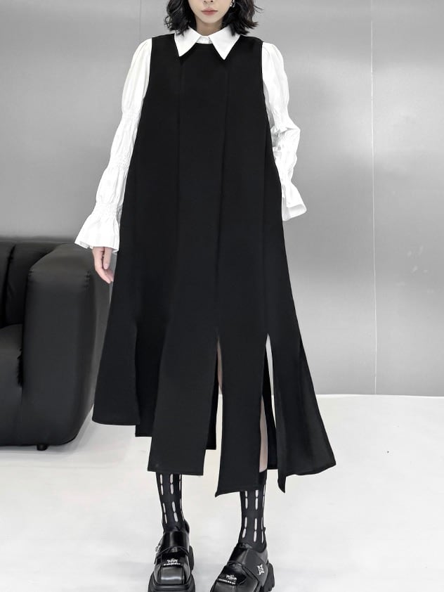 Tulle layered jumper skirt [T2448] | Lilie