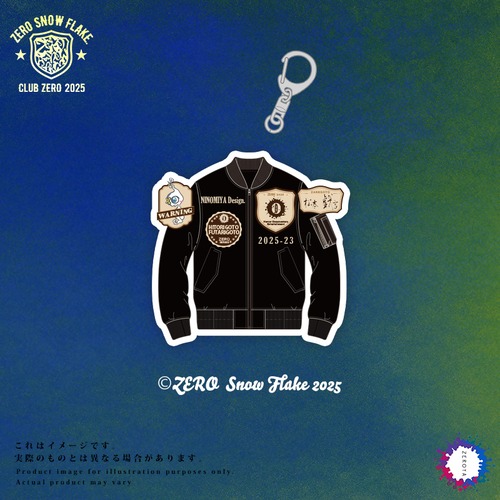 【冬季2025限定】全ロゴ・MA-1ゼロアクキー※発送時期：2026年1月末頃～