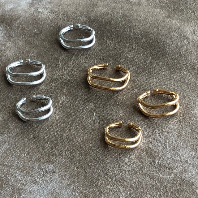 Double Design Ring (３size）◇ RS22001