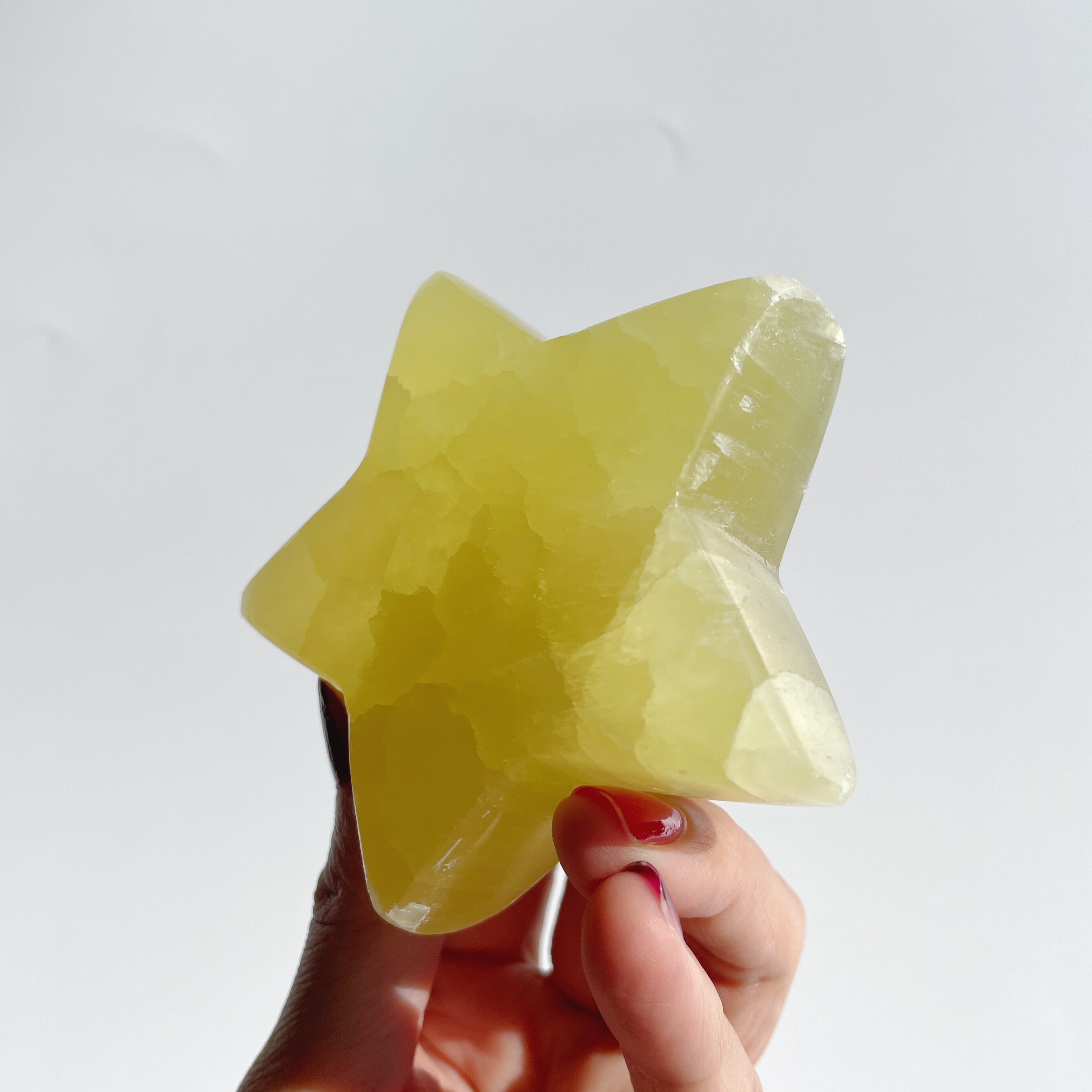イエローカルサイト 星13◇Yellow Calcite◇パワーストーン・天然石