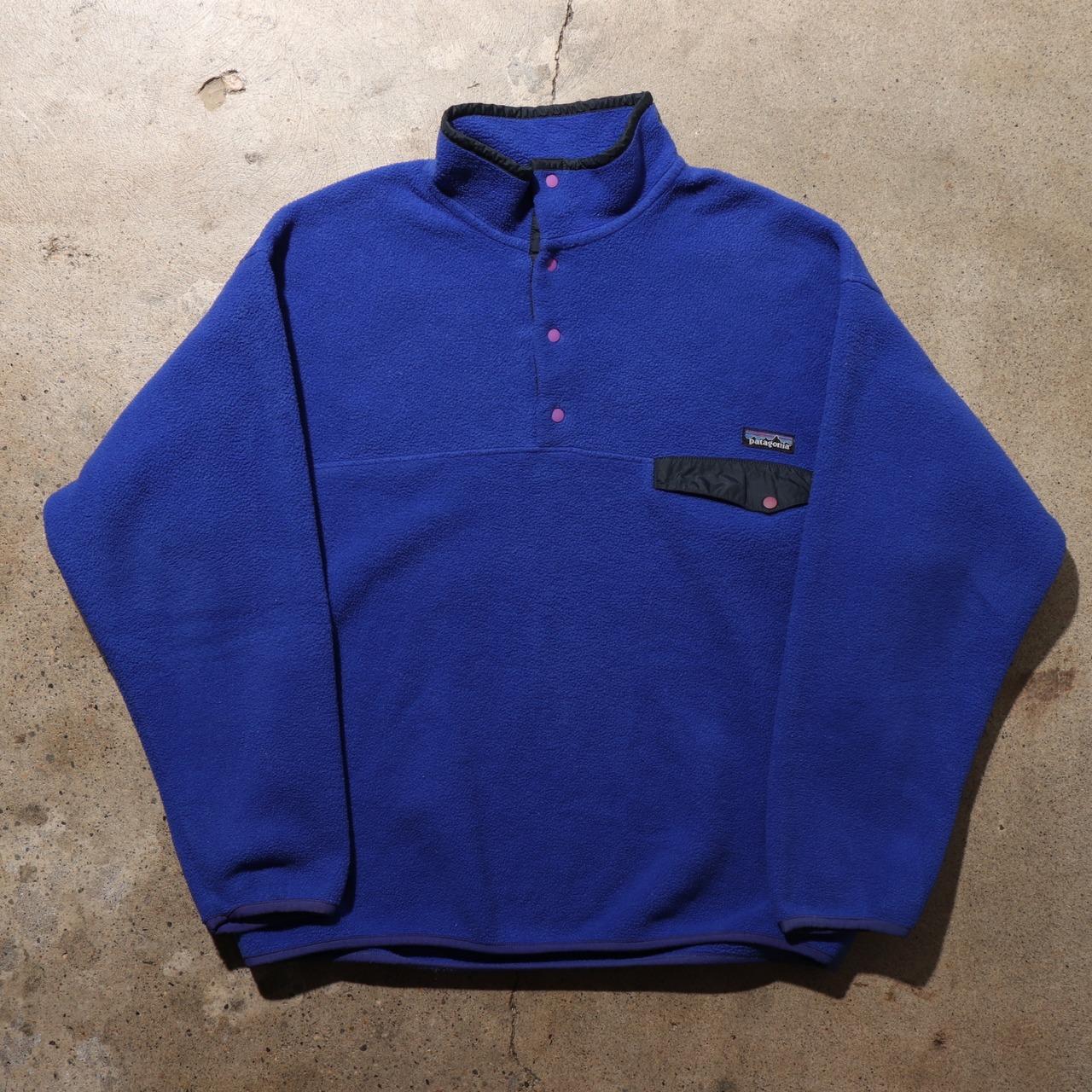 美品 XL 99年 バイオレット シンチラ スナップt Patagonia パタゴニア フリース 青紫 パープル ブルー synchilla