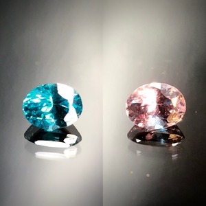 唯一無二の蒼色 0.17ct 天然 ベキリーブルー ガーネット（カラーチェンジガーネット）