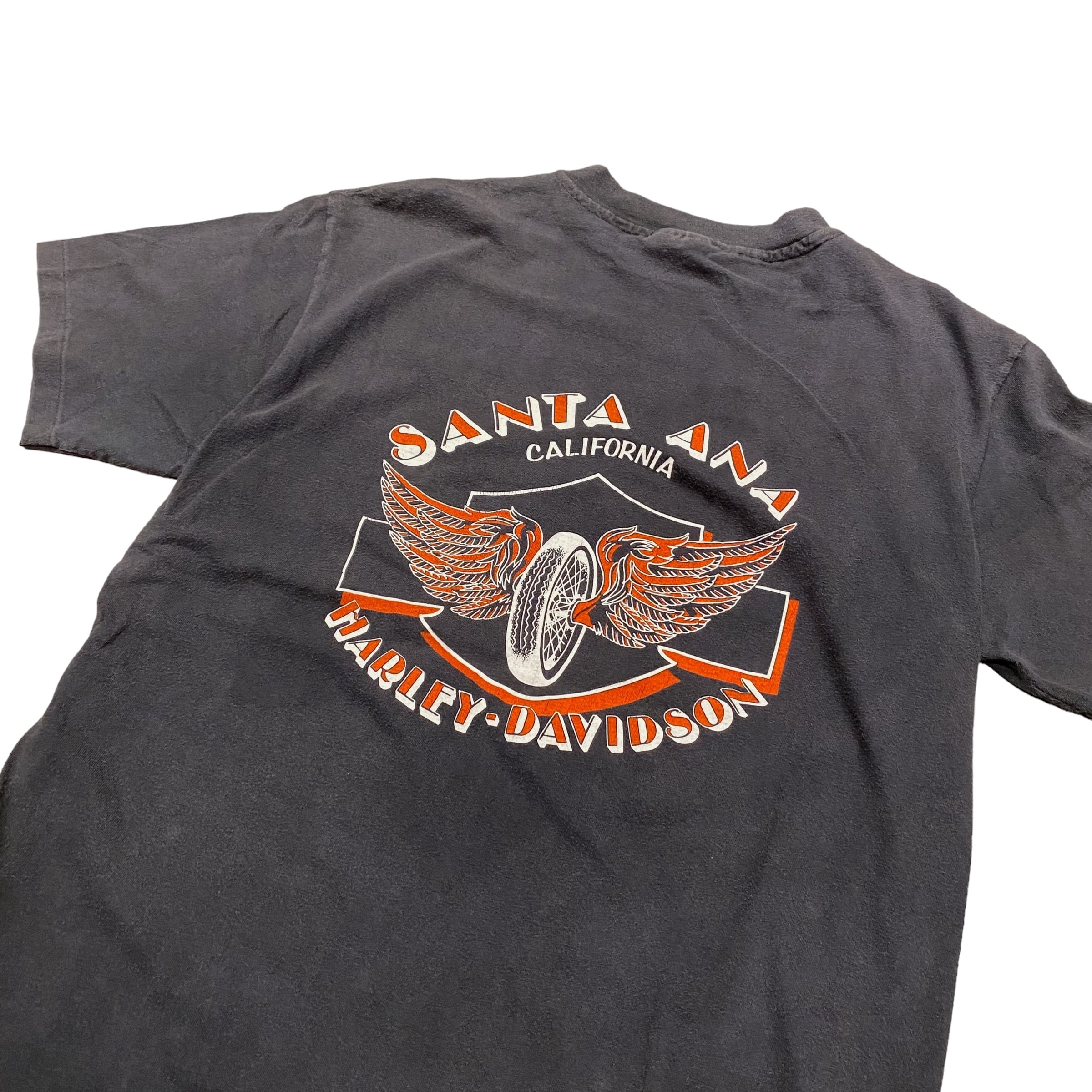 80's USA製 Harley Davidson Printed T-Shirt L / ハーレー 80's USA製 Harley Davidson Printed T-Shirt L / ハーレー
