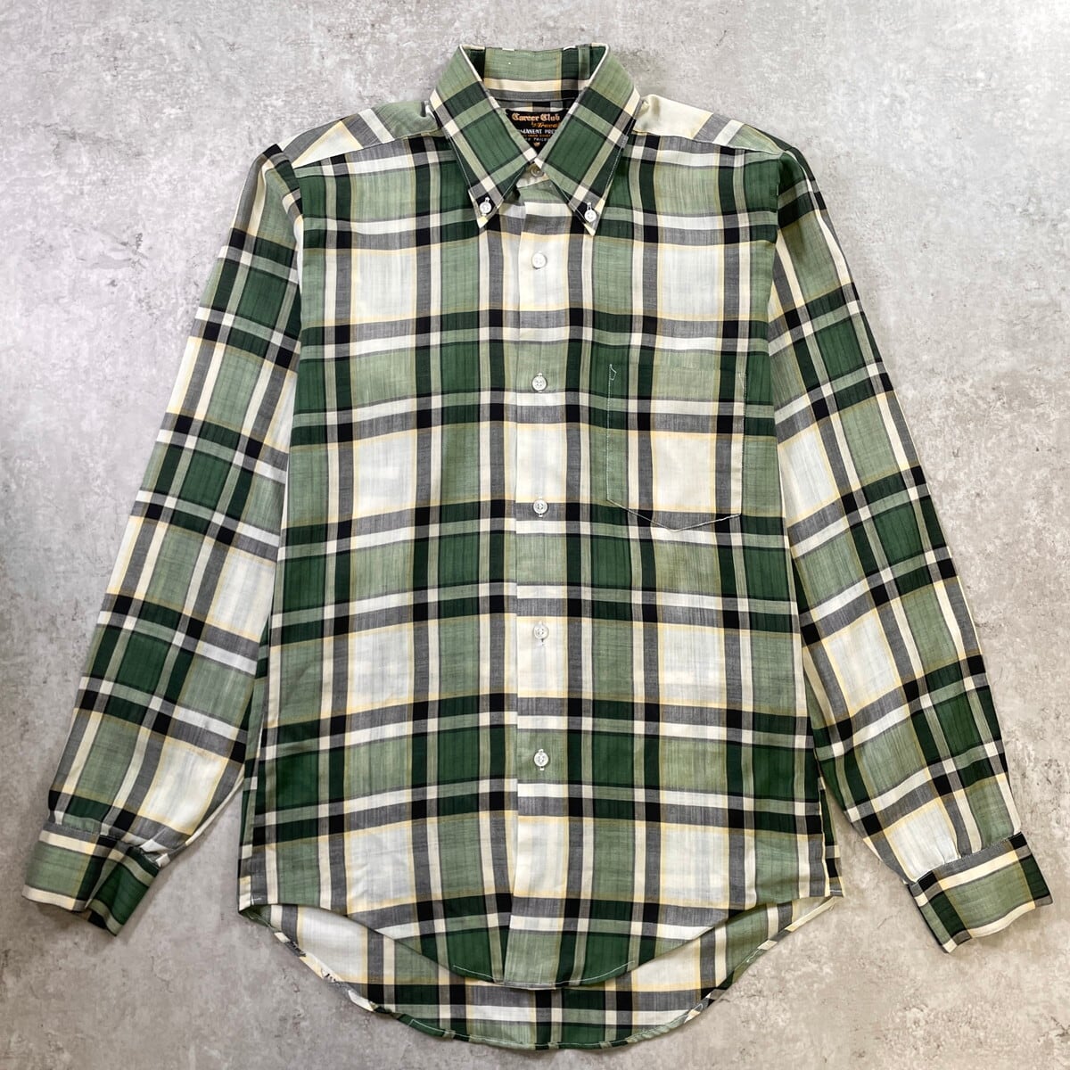 60年代 ビンテージ USA製 PENDLETON ペンドルトン 無地 長袖ウール