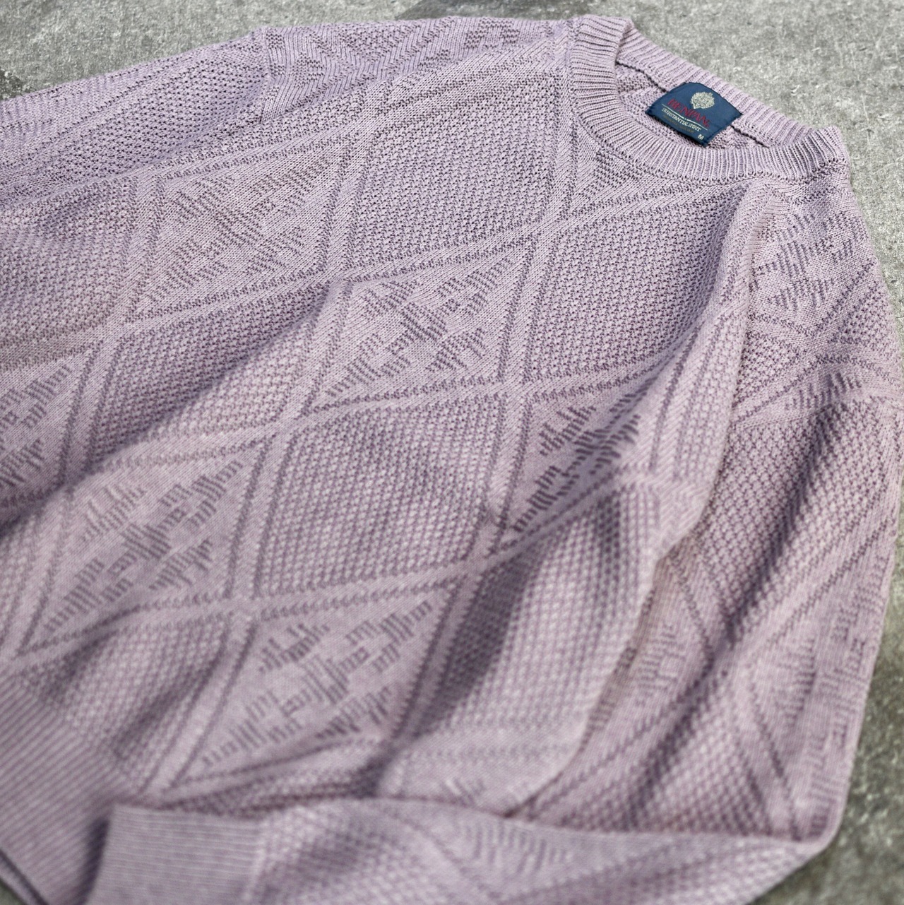 purple cotton knit