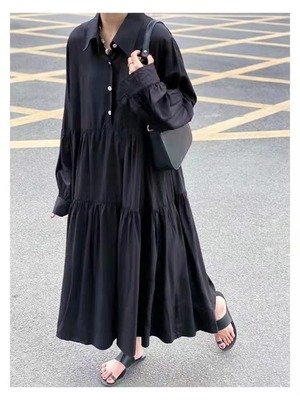 ティアードワンピース　AJ22263-3868