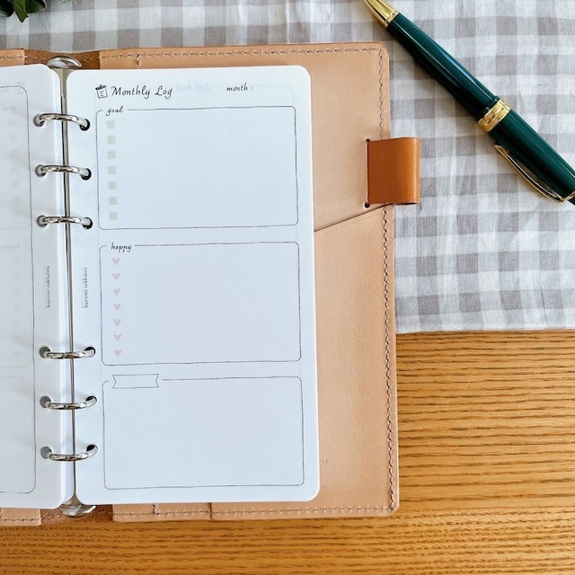 バイブルサイズ/マンスリーログリフィル