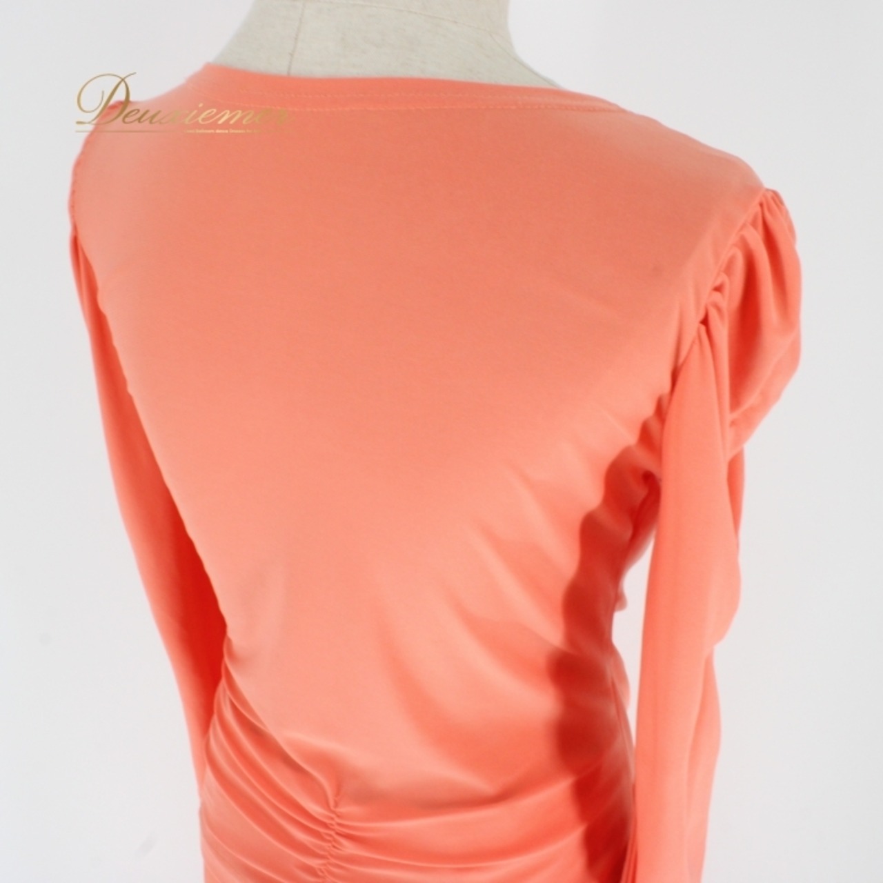 社交ダンス 衣装 スタンダード 上下セット ツーピース レッスンウェア パーティ衣装 シンプル オレンジ系 ICHIOKU イチオク ラインストーン 長袖 体型カバー フレアスカート ダンスウェア 女性用 ダンスレッスン スタイリッシュ おしゃれ 新作 着心地良い 伸縮性 ポリエステル ポリウレタン 上下セットアップ 別売り不可 ラインストーン付き 軽量 快適 オレンジカラー