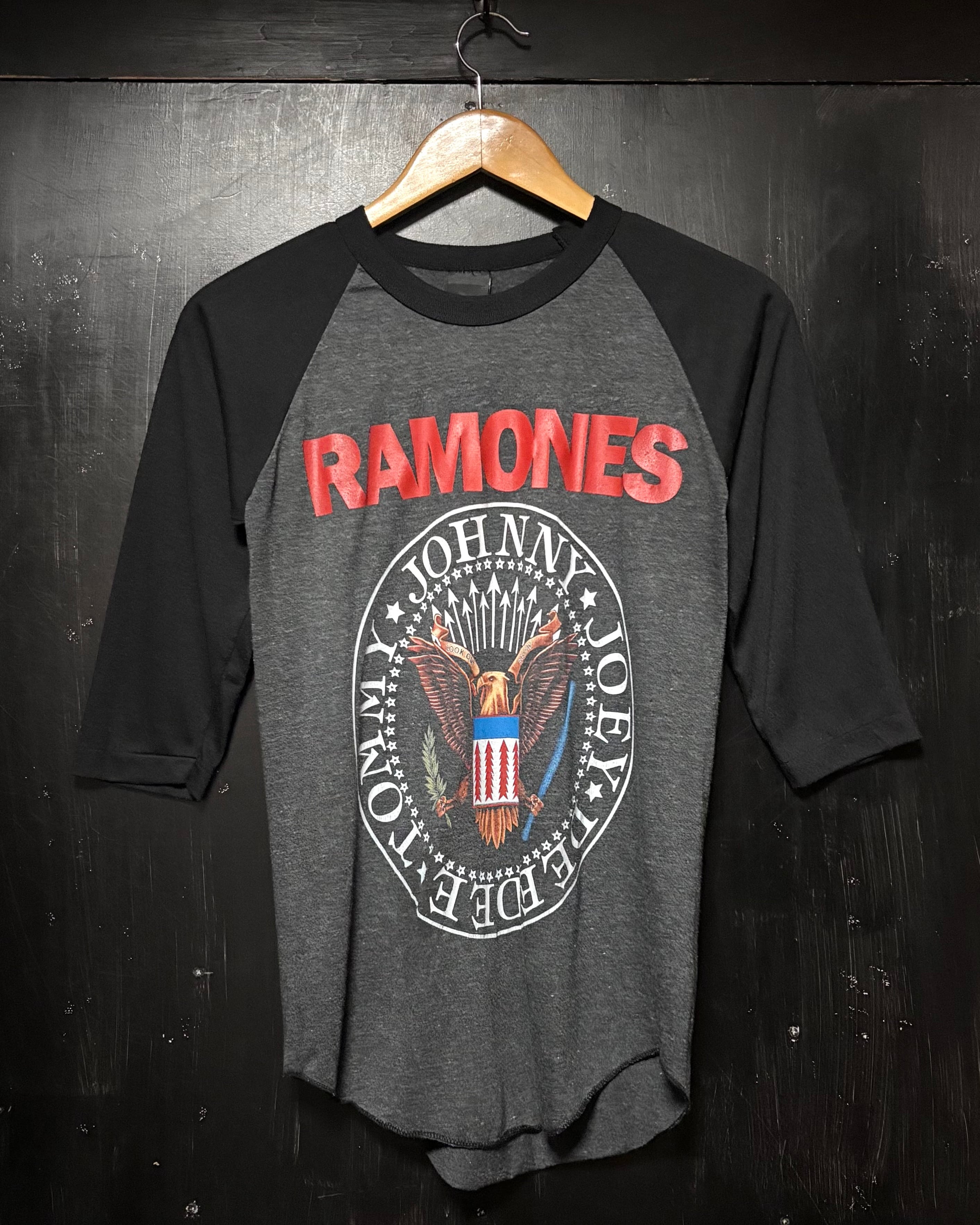 80s / Ramones Logo Raglan Tee | ASCENT