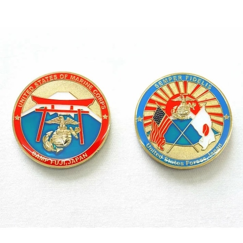 米海兵隊 キャンプ富士 メダル 「燦吉 さんきち SANKICHI」