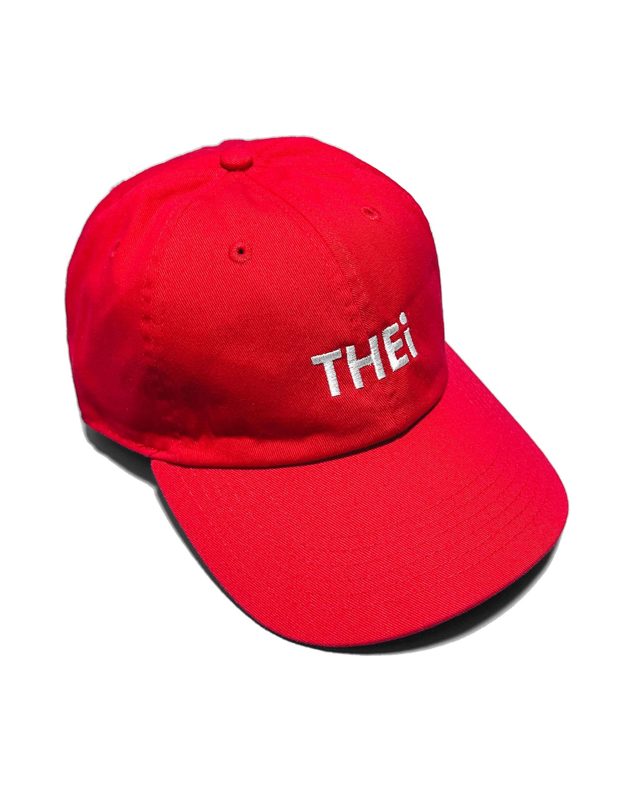 BASIC ONE POINT LOW CAP - RED