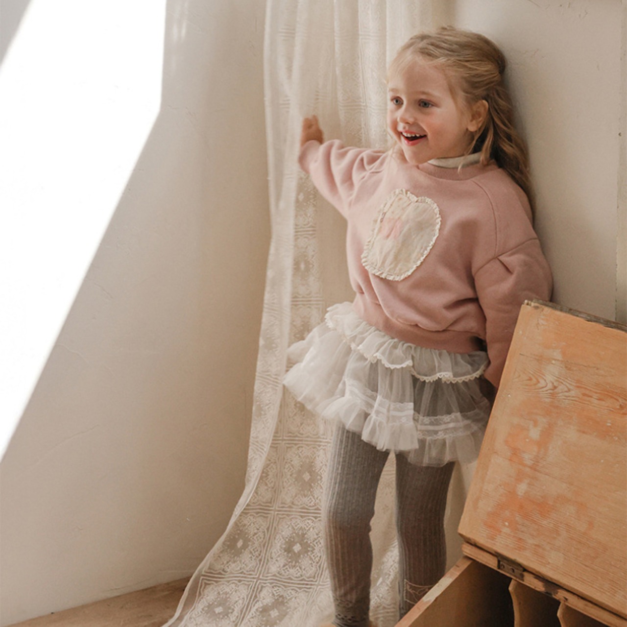 「予約販売」冬ハーフネックチュールスカート