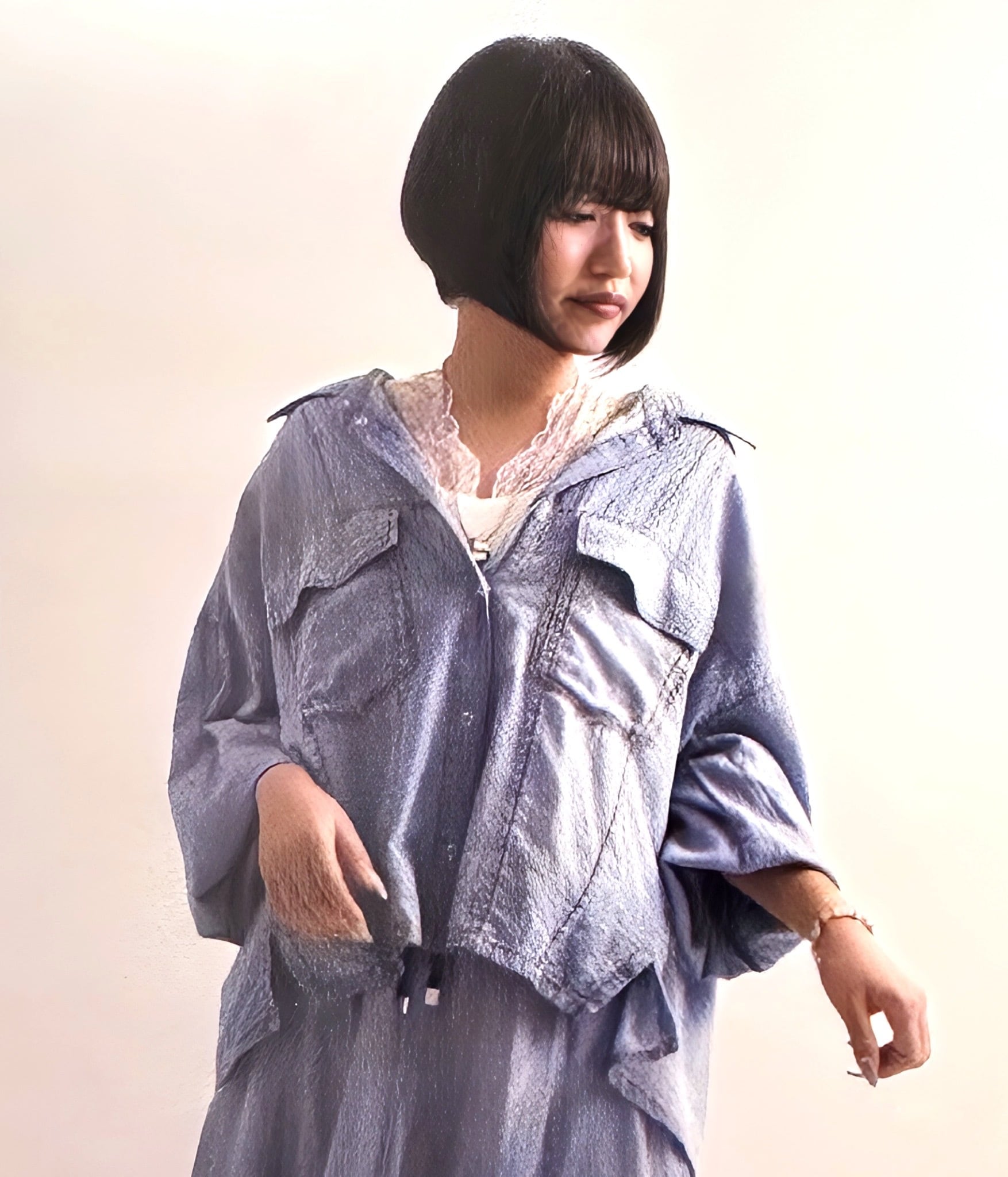 SALE！ayane アヤン シアーデニムショート丈シャツ 816301 | Select