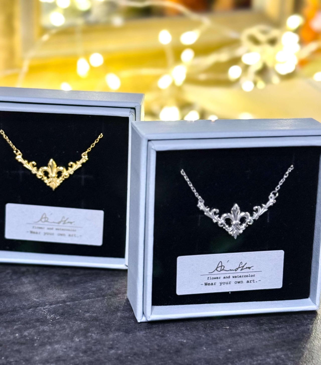 【抽選販売】「あなたを飾る」額縁ネックレス『décor』silver925 18Kgp / Rodhium