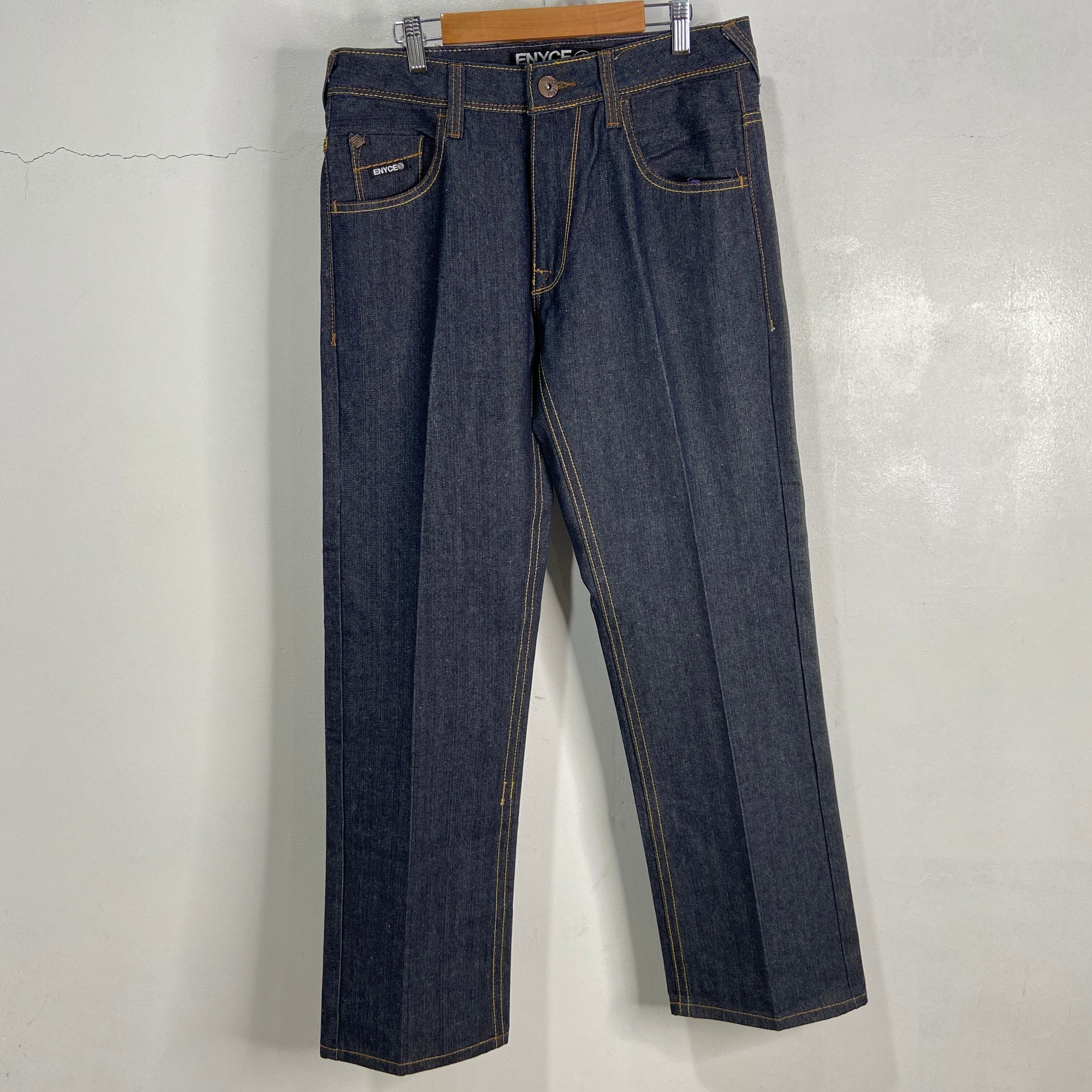 ENYCE】エニーチェ W48 ブラウンデニムパンツ 冷たい 