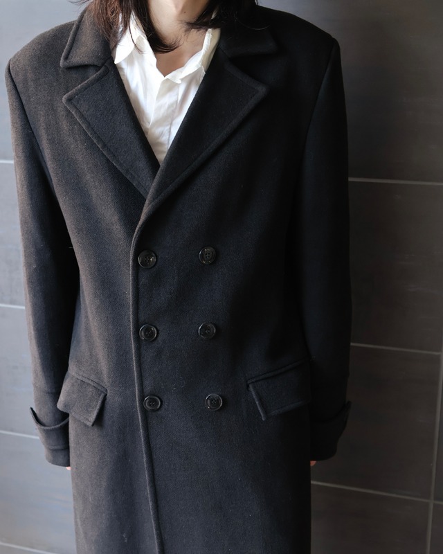 double breasted 6b long coat