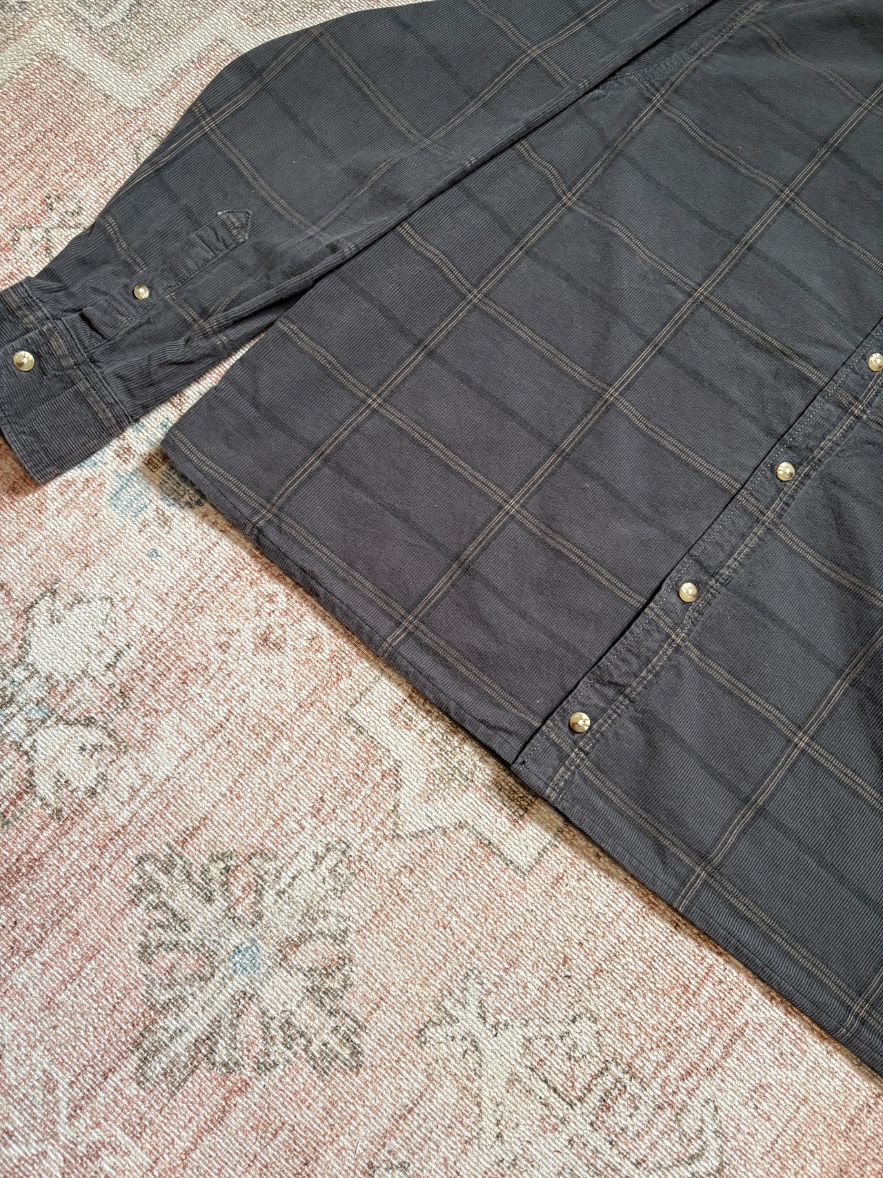 george / corduroy check shirts