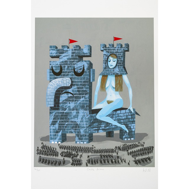 Amanda Visell: Castle Armor screen printing