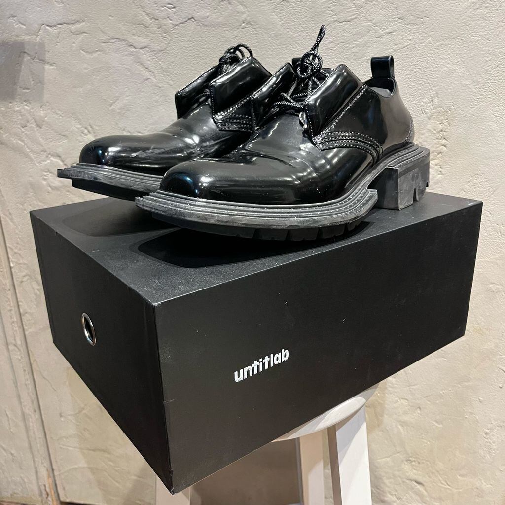 Untitlab アンタイトル Square Plain Toe Leather Shoes Untitlab アンタイトル Square Plain Toe Leather Shoes
