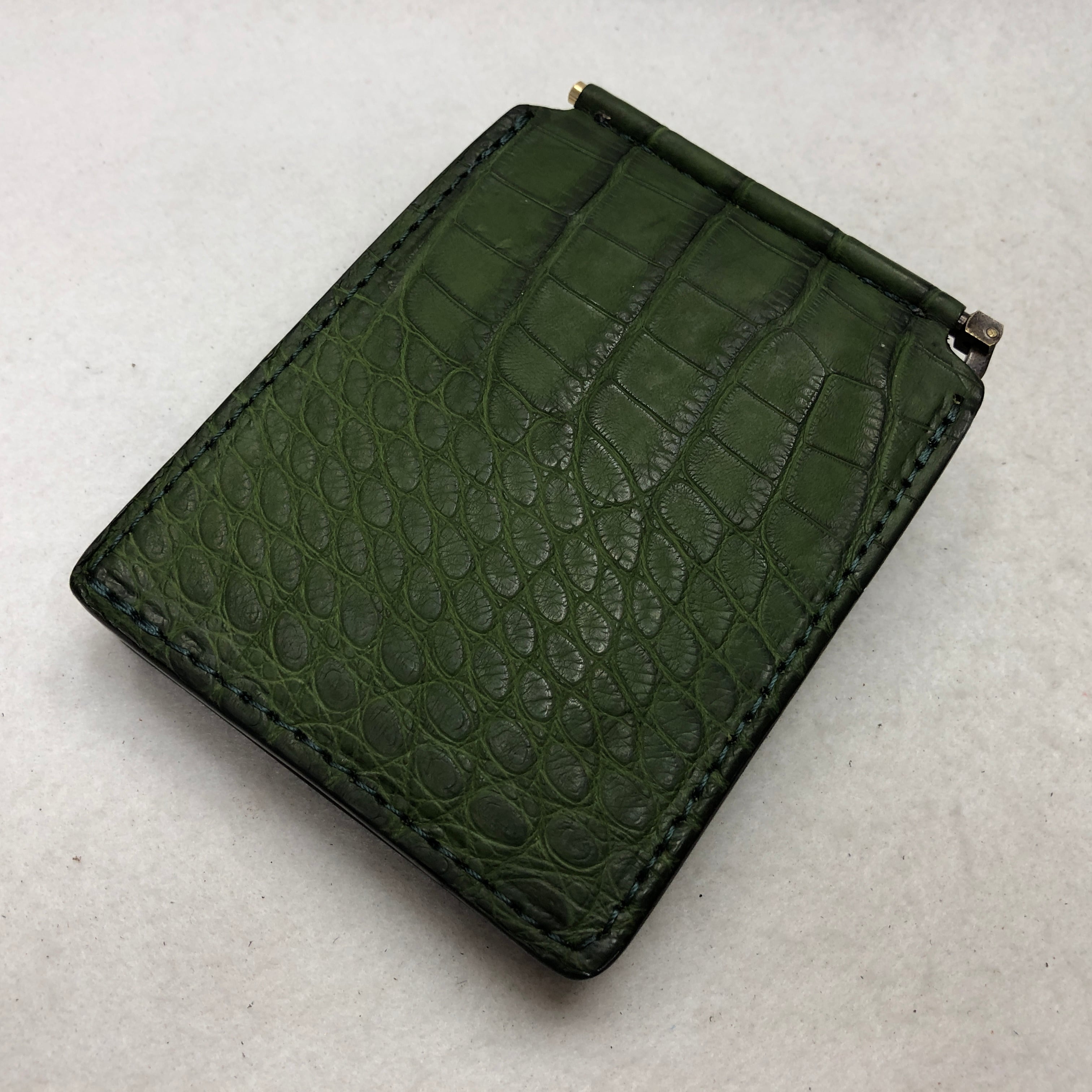 オーストレッグマネークリップ オーストリッチ ブラウンベース | Dolce