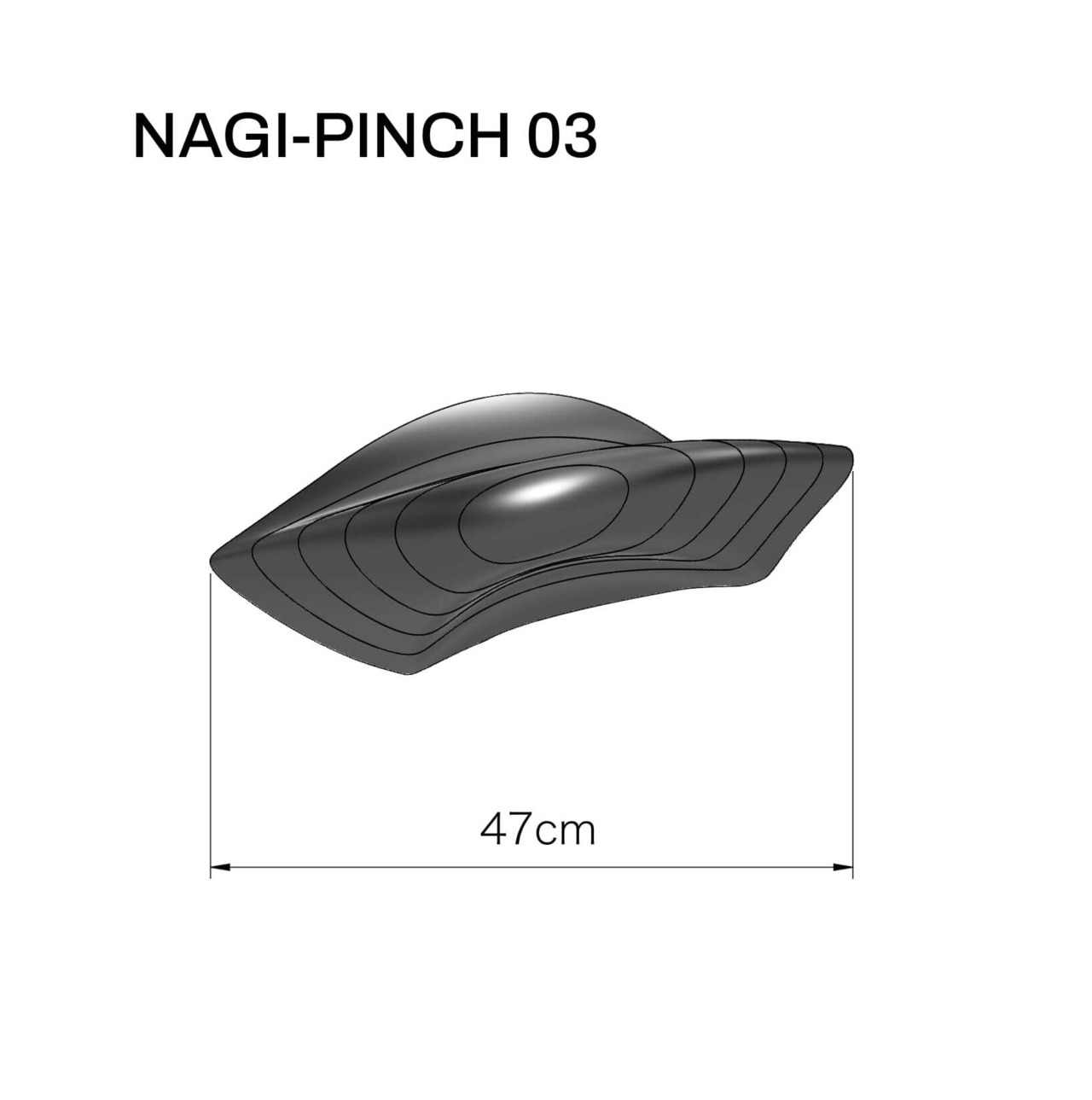 【木製クライミングホールド】NAGI-PINCH 03