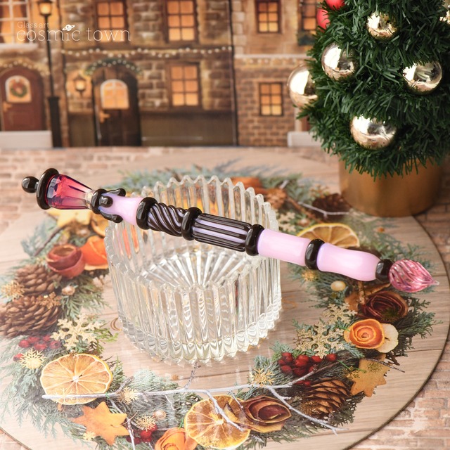 街灯ガラスペン /  チョコストロベリー【cosmic town】251116-2