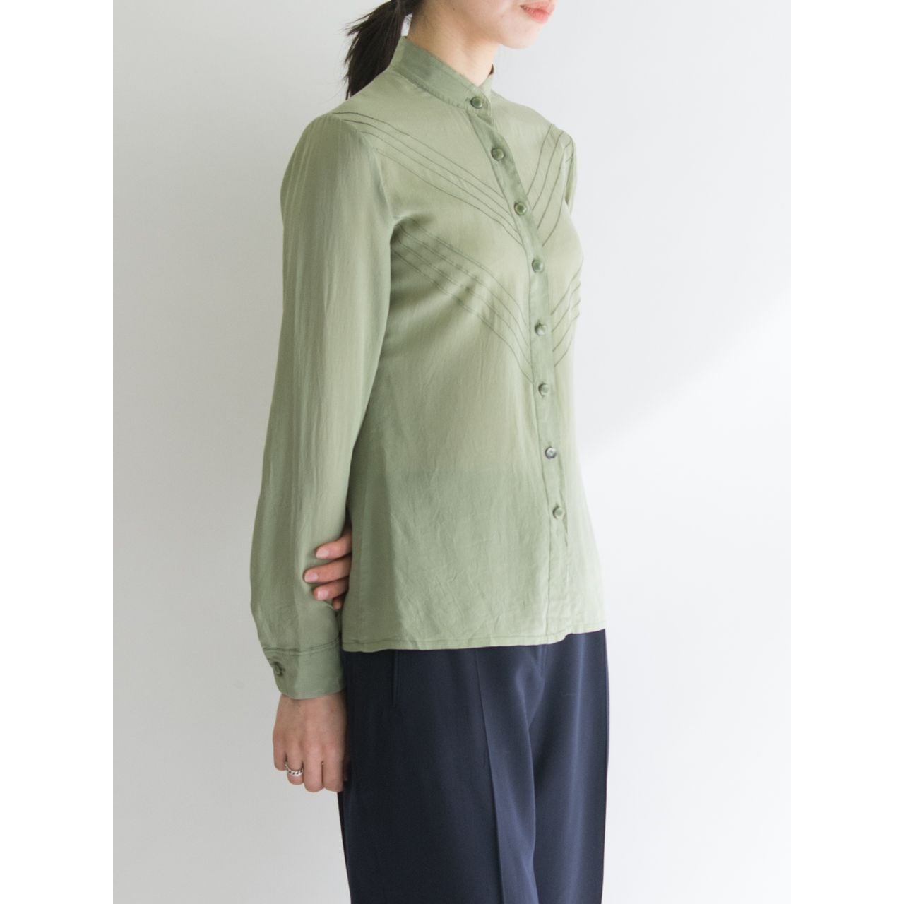 店舗用品 cacharel シルクブラウス 【公式通販】