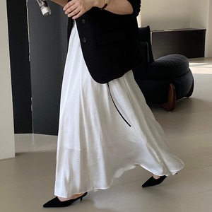 shiny long skirt　302291