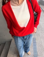 【新作5%OFF・3日間】Wool&Cashmere Layered Knit_3colors