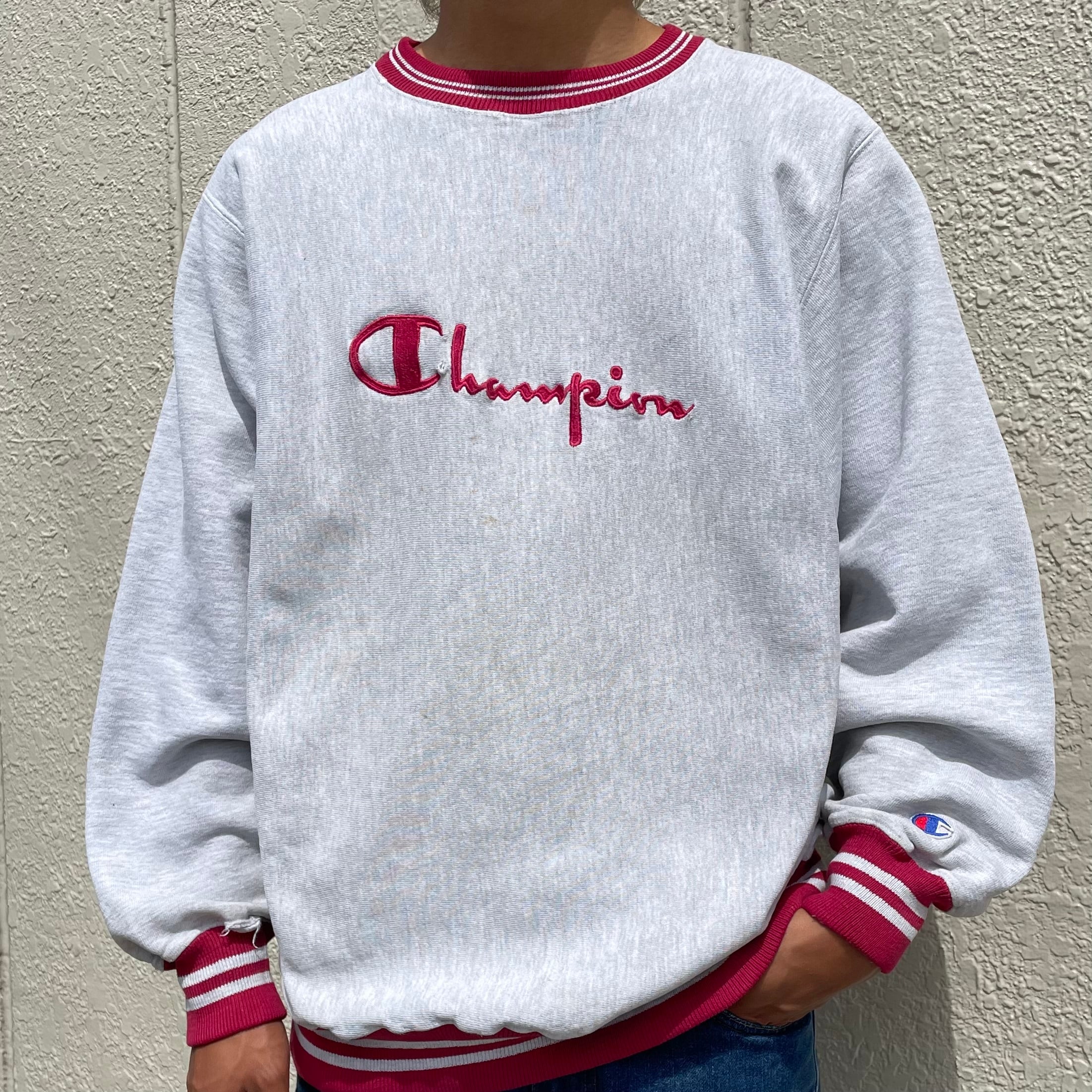 メンズヴィンテージ 90s champion リブライン リバースウィーブ