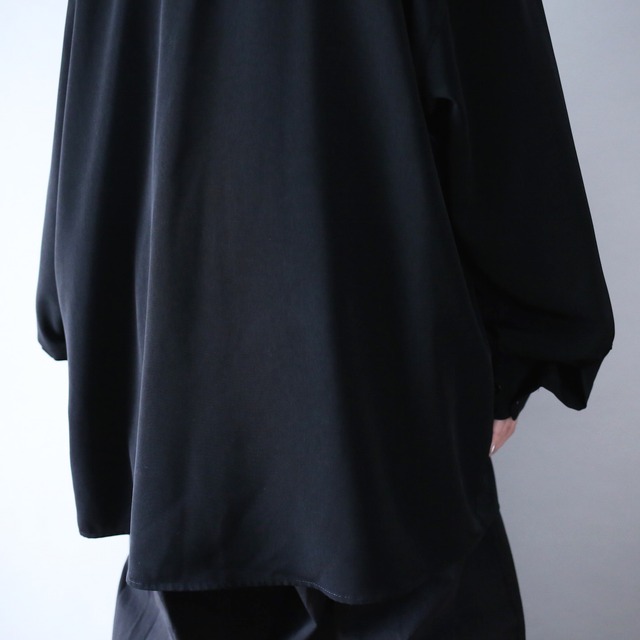 "刺繍" silver ornament  fry-front minimal mode special shirt