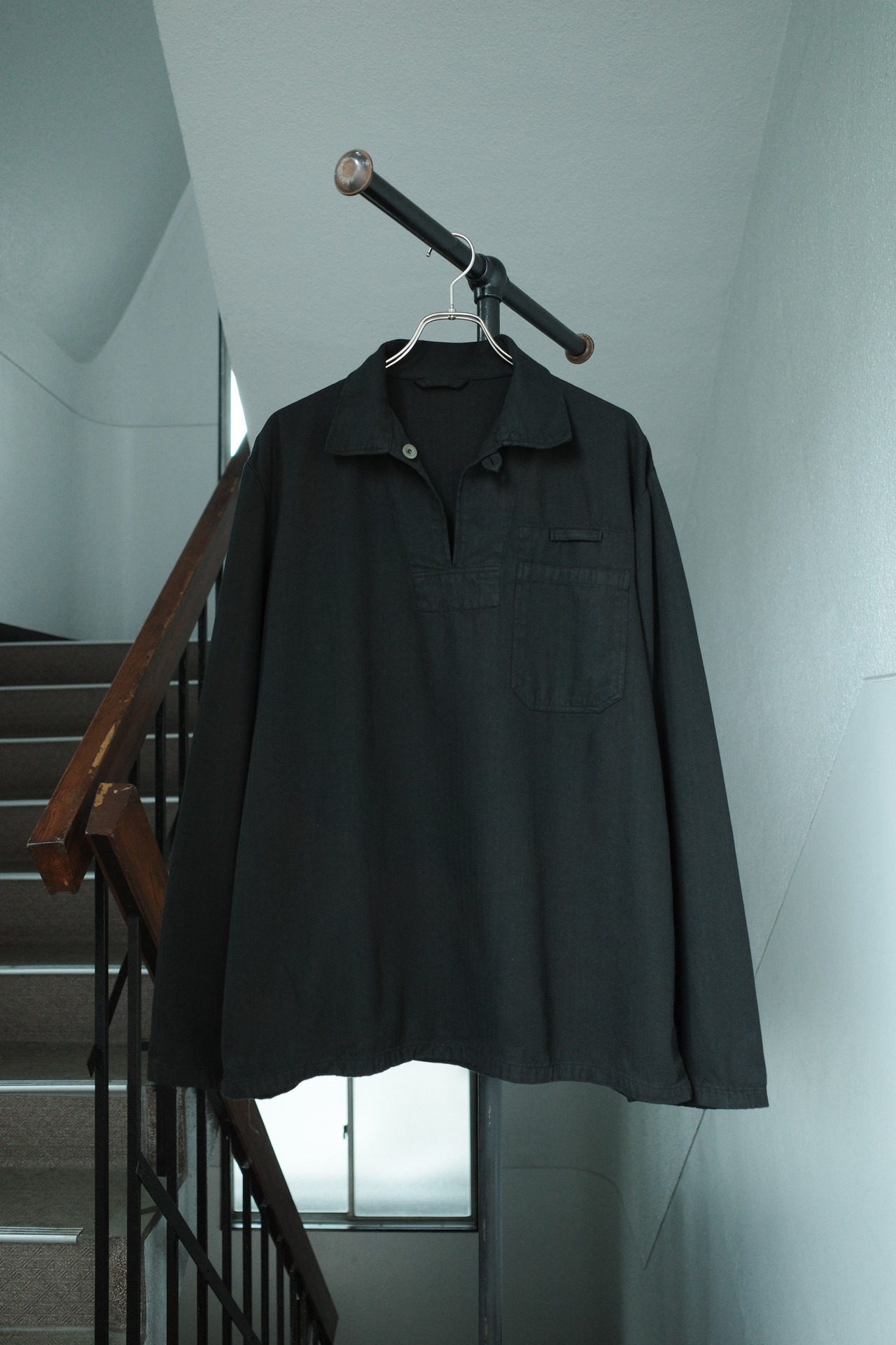 1990s Czech Army HBT pullover shirts over dyed | KIT VINTAGE